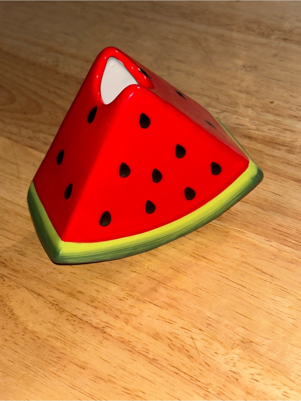 Ceramic Watermelon Slice reed diffuser- Red/Green